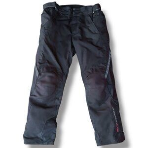 Rev'it Mens Factor Motorcycle Touring Pant Large Short Black Waterproof Riding